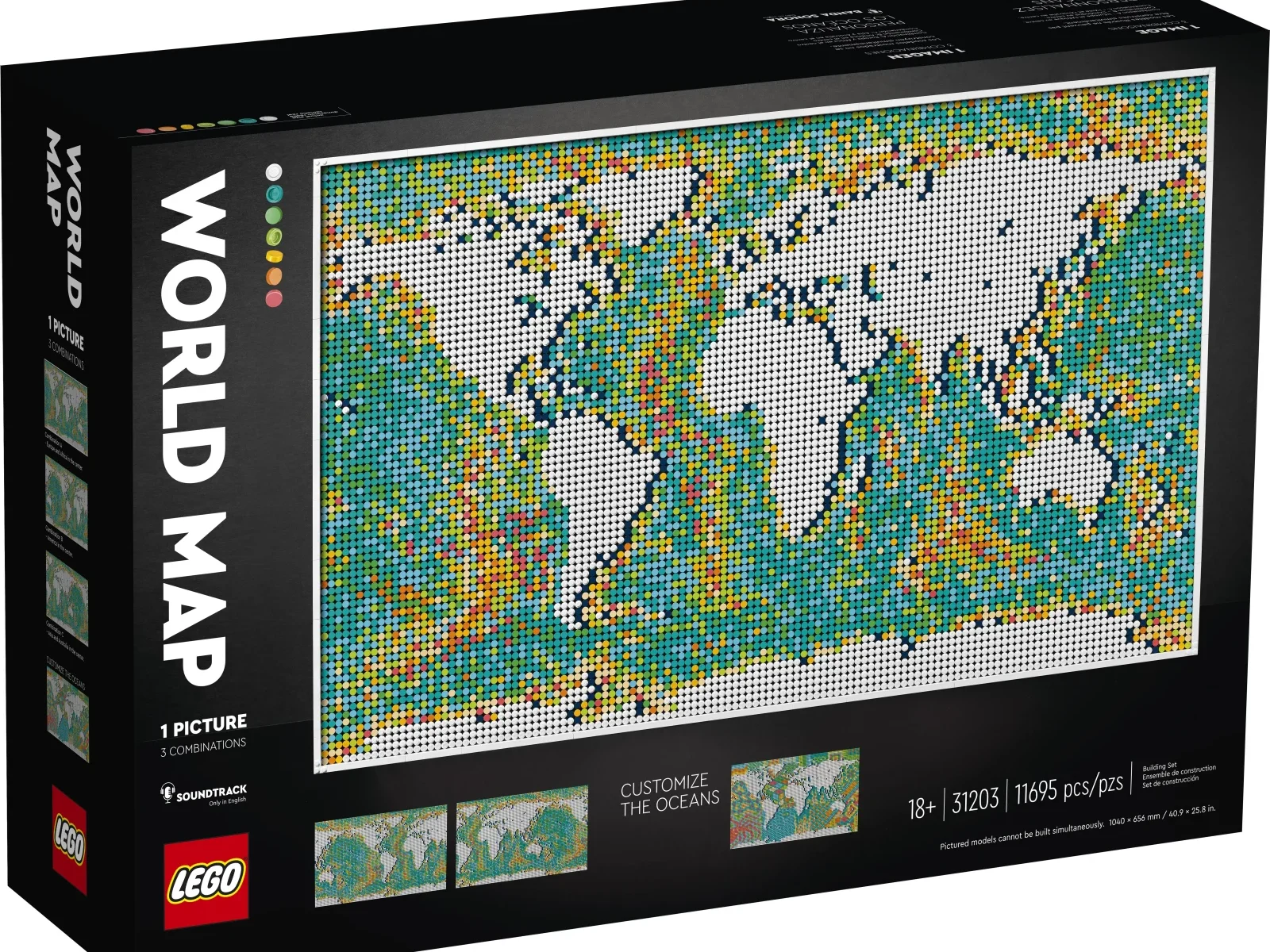 LEGO представила картину «Поцілунок» Клімта: набір LEGO Art 31221 на 4,000 деталей