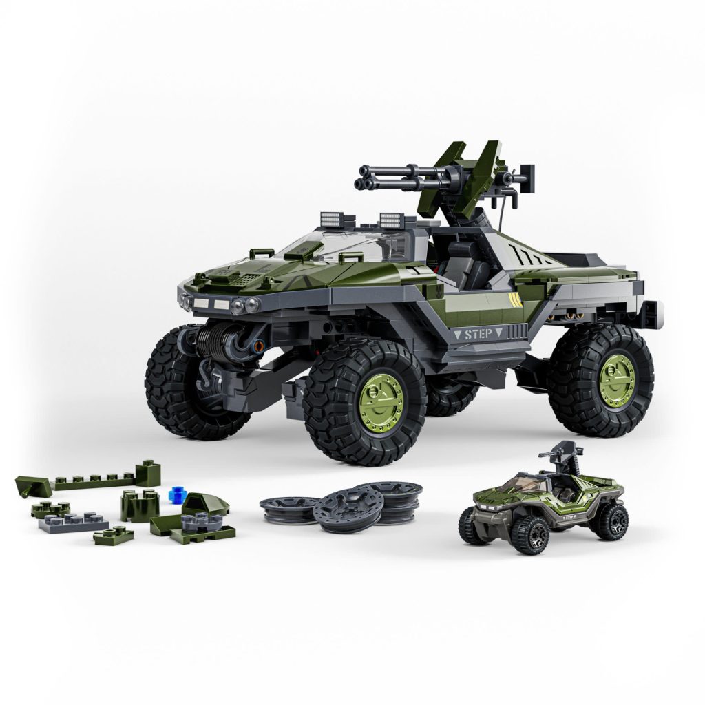 Mattel Brick Shop Hot Wheels Halo UNSC M12 Warthog