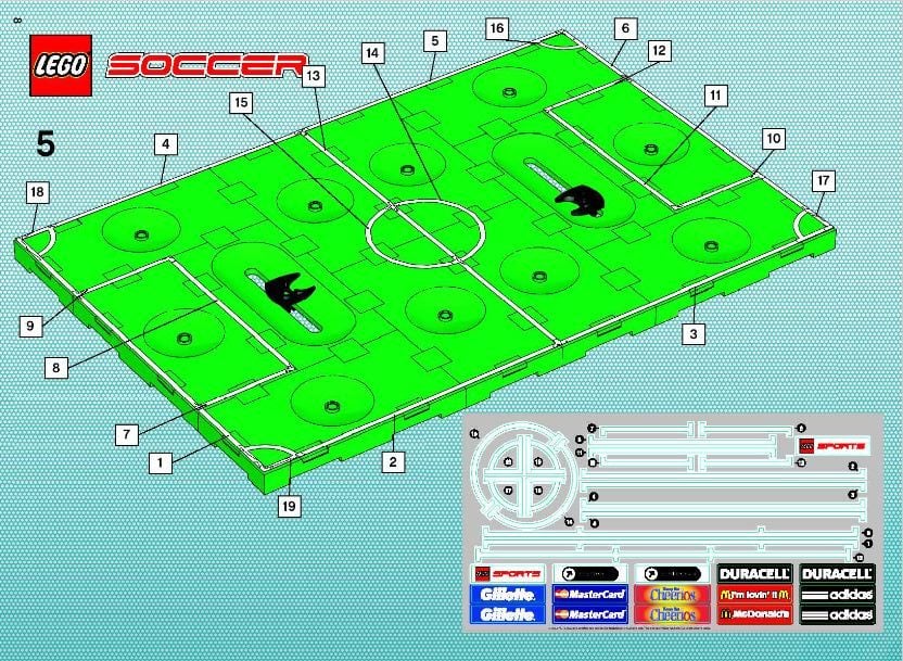 LEGO soccer набір 2006