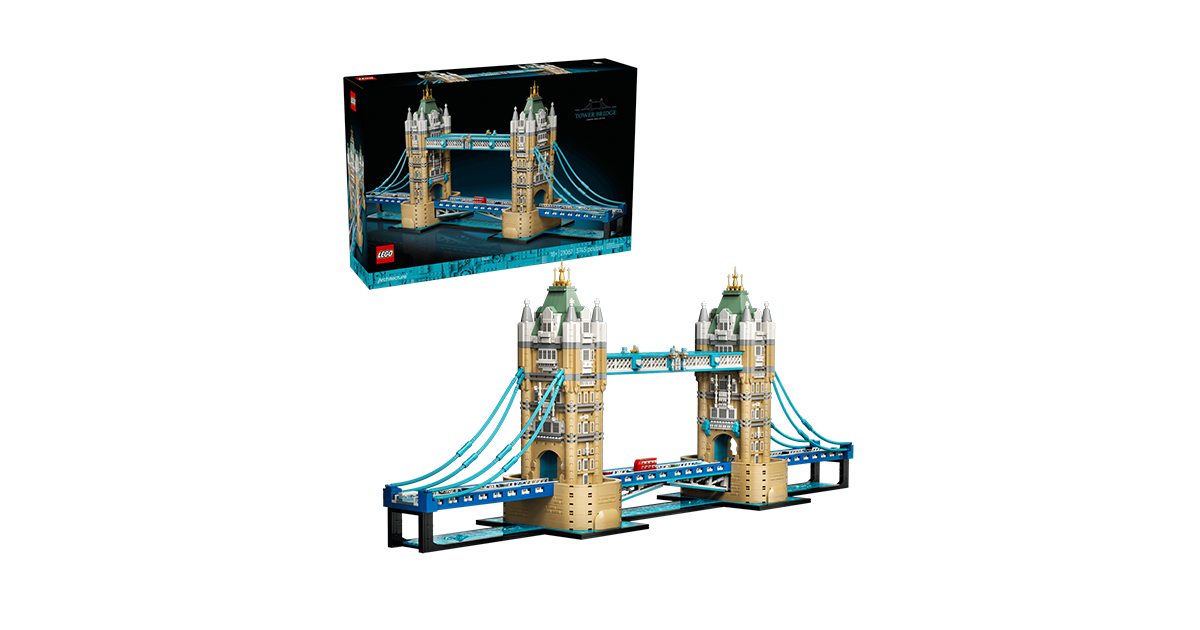 Набір LEGO Architecture 21067 Tower Bridge розкрито — найбільша реконструкція мосту з 2010 року