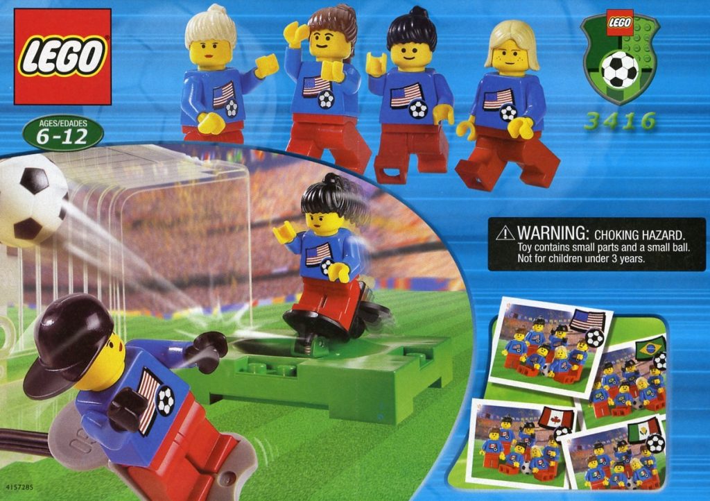 LEGO 3416 жіночий футбол
