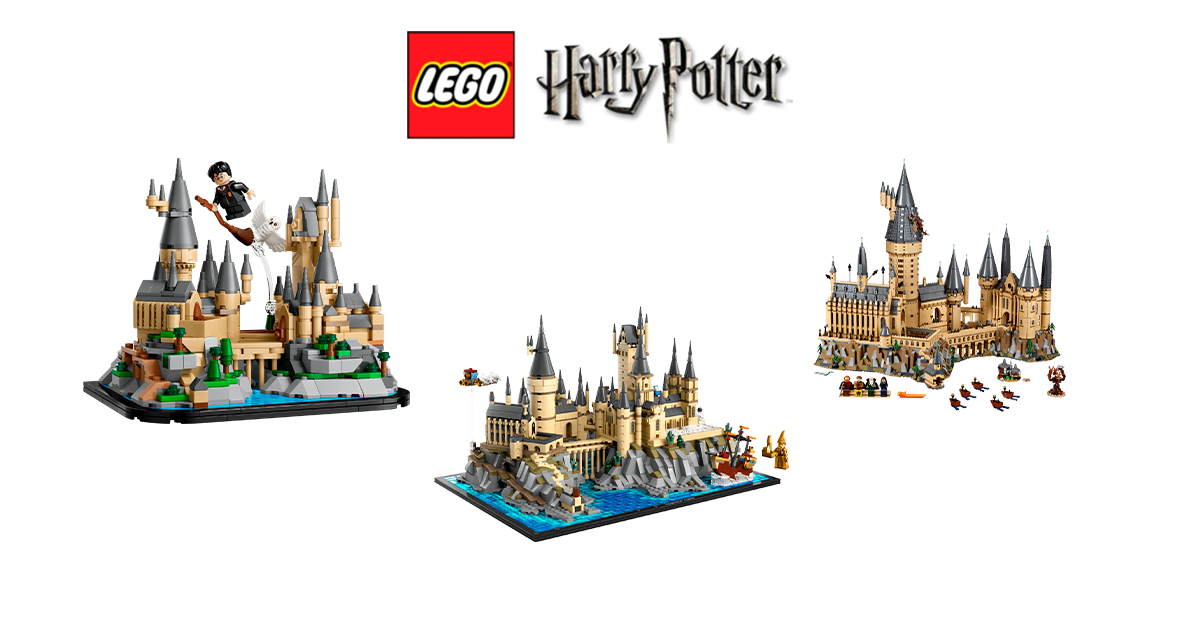 Порівняння всіх наборів LEGO із мікромасштабними  замками Гоґвортс