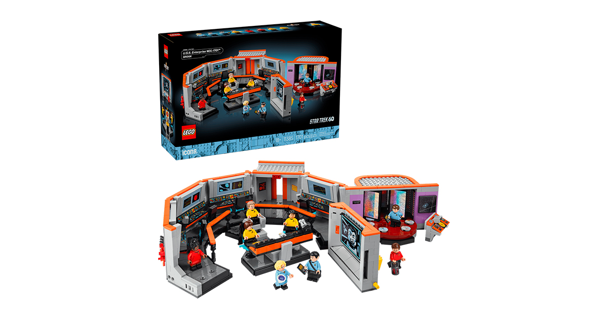 LEGO Star Trek: місток зорельота «Ентерпрайз» отримав власний набір до 60-річчя франшизи