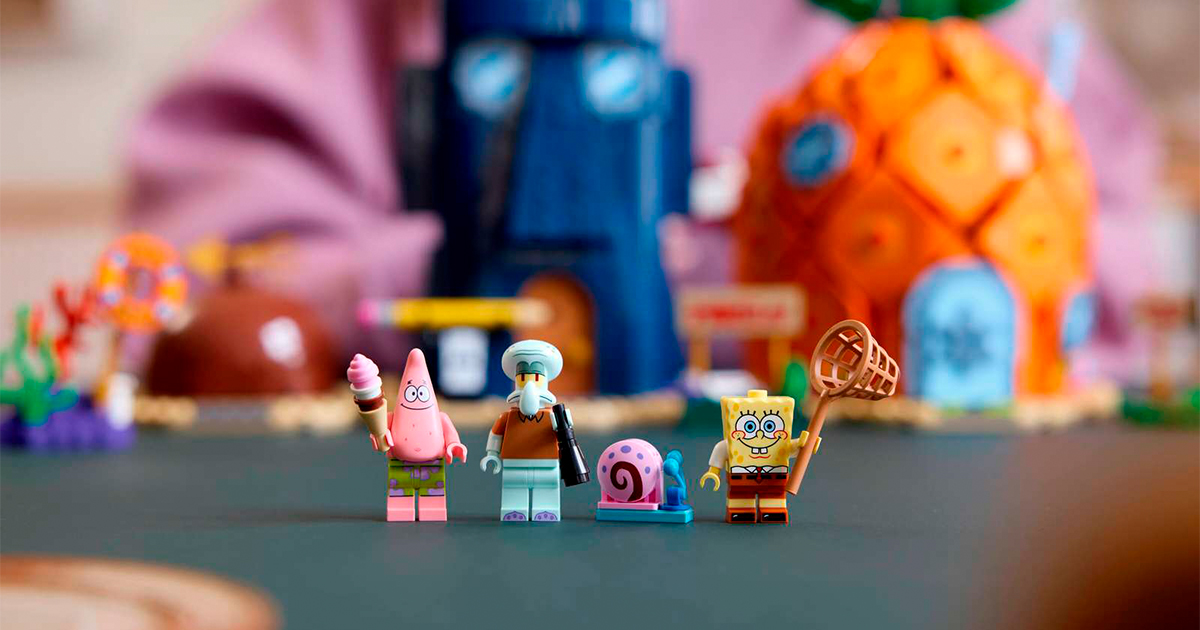 Оновлення мініфігурок LEGO присвячених мультсеріалу «Губка Боб Квадратні Штани»: що змінилось у наборі конструктора LEGO Icons 11386 SpongeBob SquarePants: Bikini Bottom