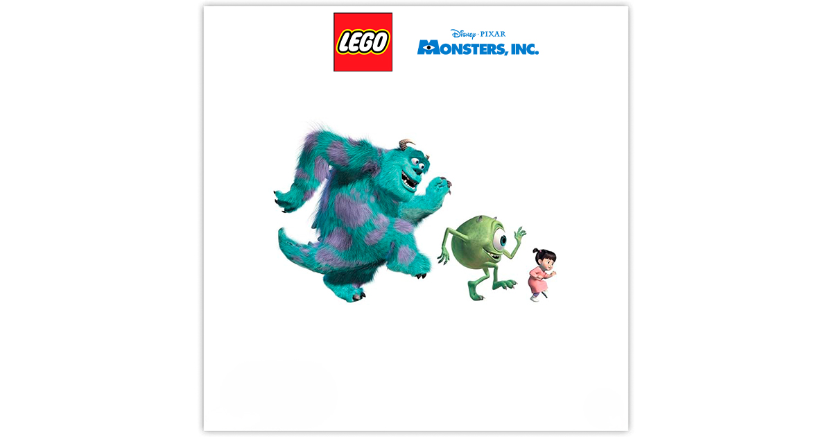 LEGO Disney у 2027 році: чутки про набір із Саллі, Майком та Бу із мультфільму «Корпорація монстрів»