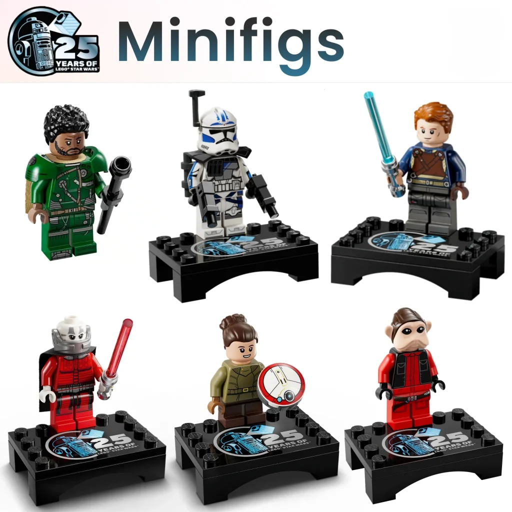 Мініфігурки до 25-річчя LEGO Star Wars у 2024 році