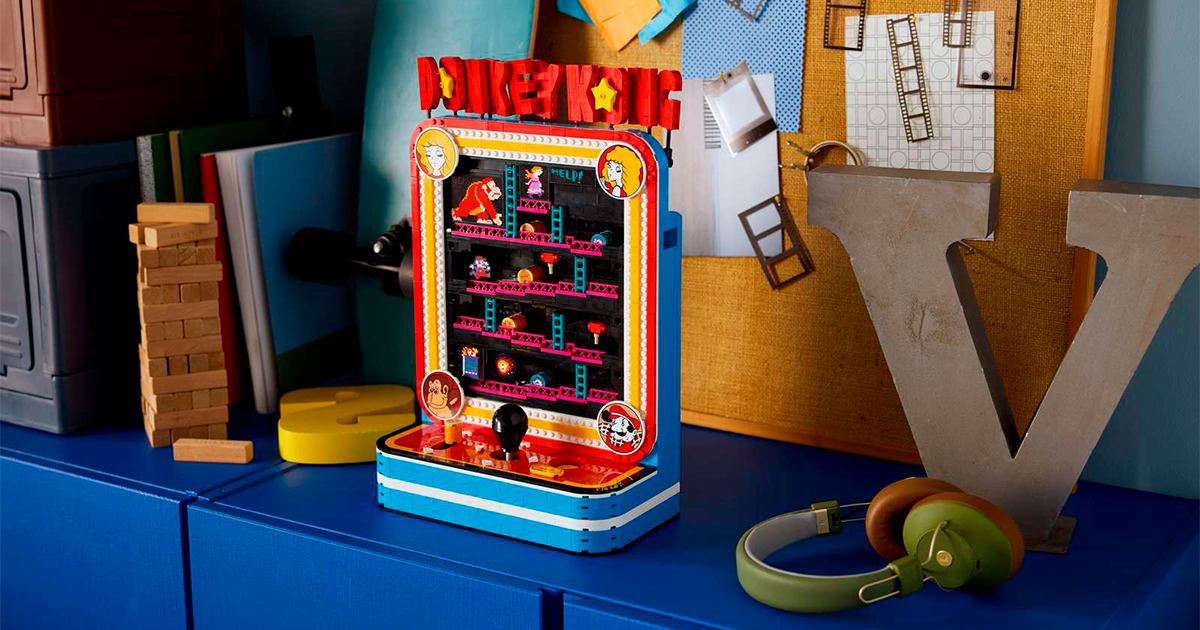 LEGO офіційно анонсувала набір 72051 Donkey Kong Arcade — що змінилось після витоку