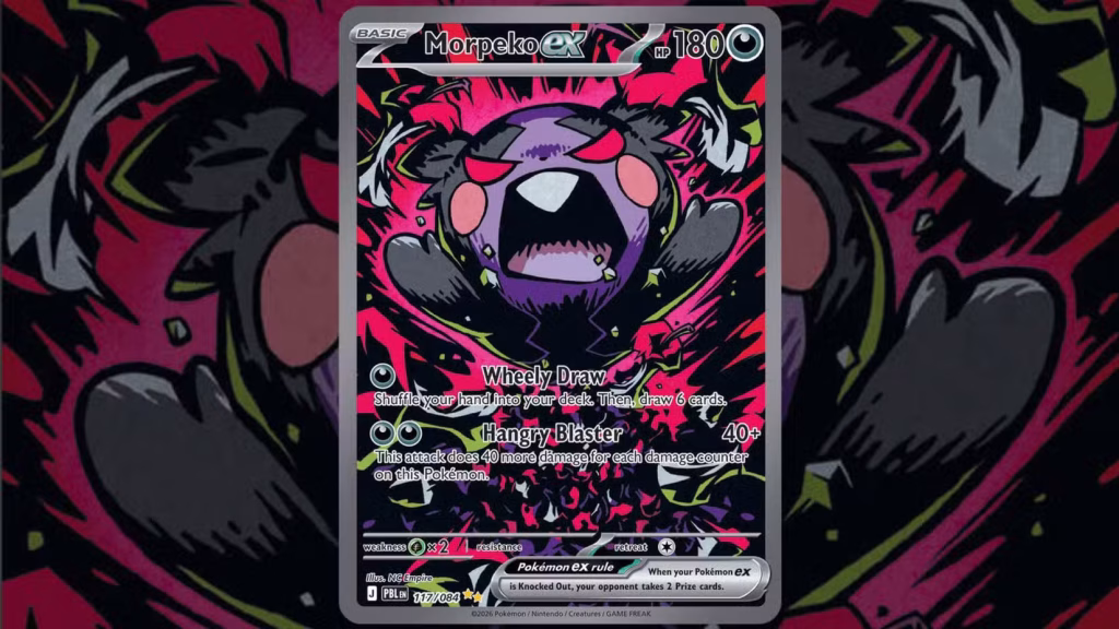 Картка Pokémon TCG Morpeko ex (117/084)