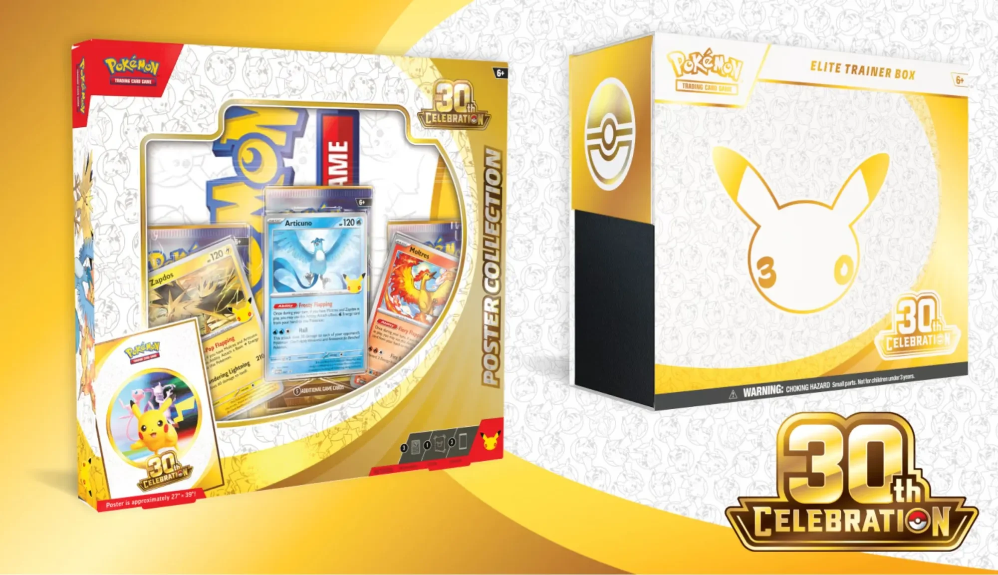 Pokémon TCG розкриває всю лінійку продуктів до 30th Celebration