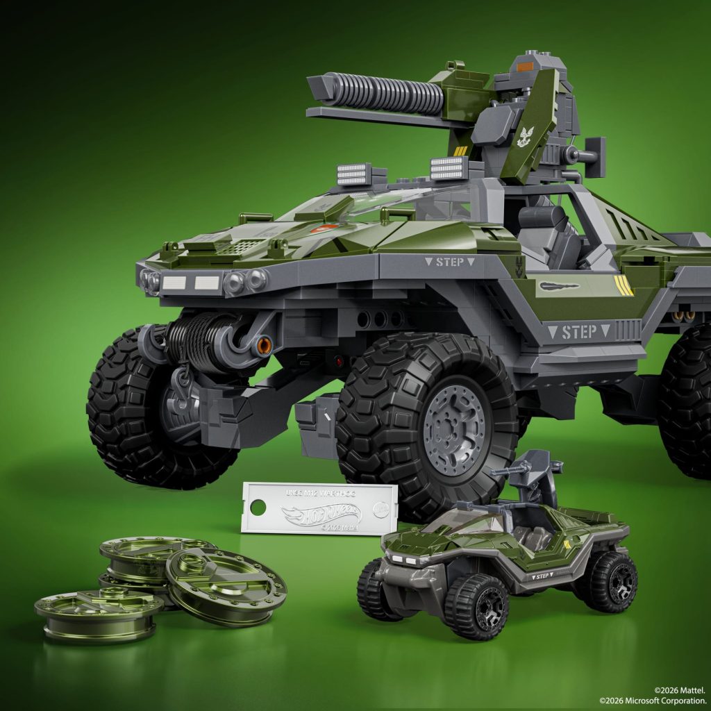 Mattel Brick Shop Hot Wheels Halo UNSC M12 Warthog