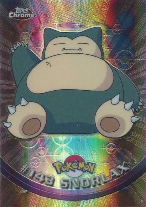 Pokémon TCG Snorlax (Tekno Foil) — 2000 Topps Chrome Pokémon