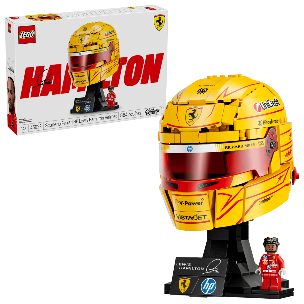 LEGO 43022 Scuderia Ferrari HP Lewis Hamilton Helmet