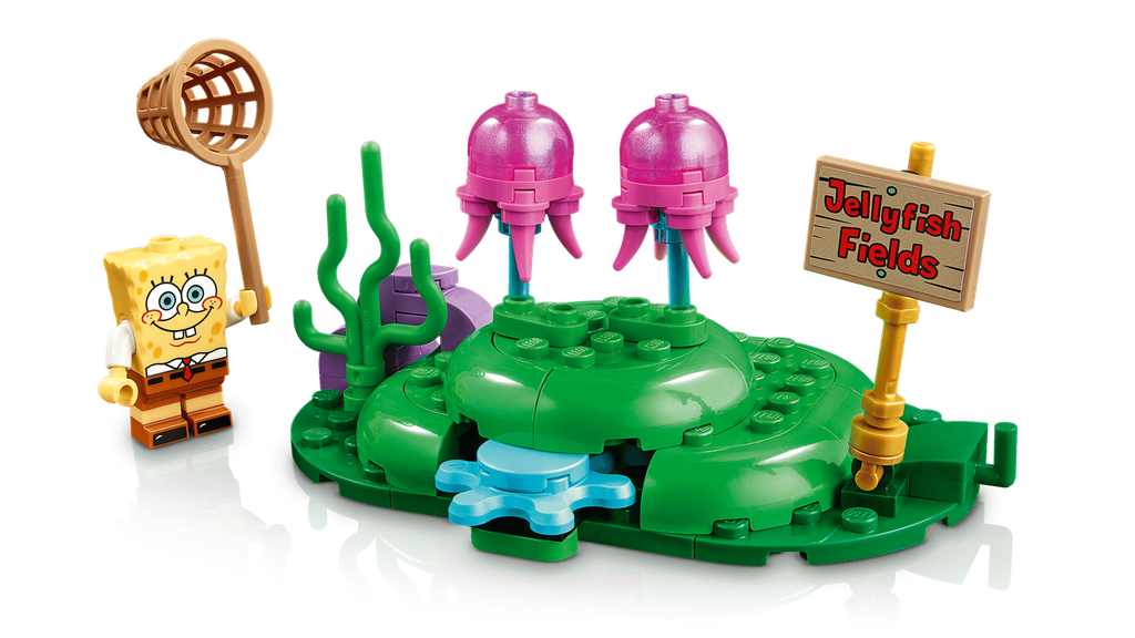 Мініфігурка LEGO Губки Боба з набору LEGO Icons 11386 SpongeBob SquarePants: Bikini Bottom