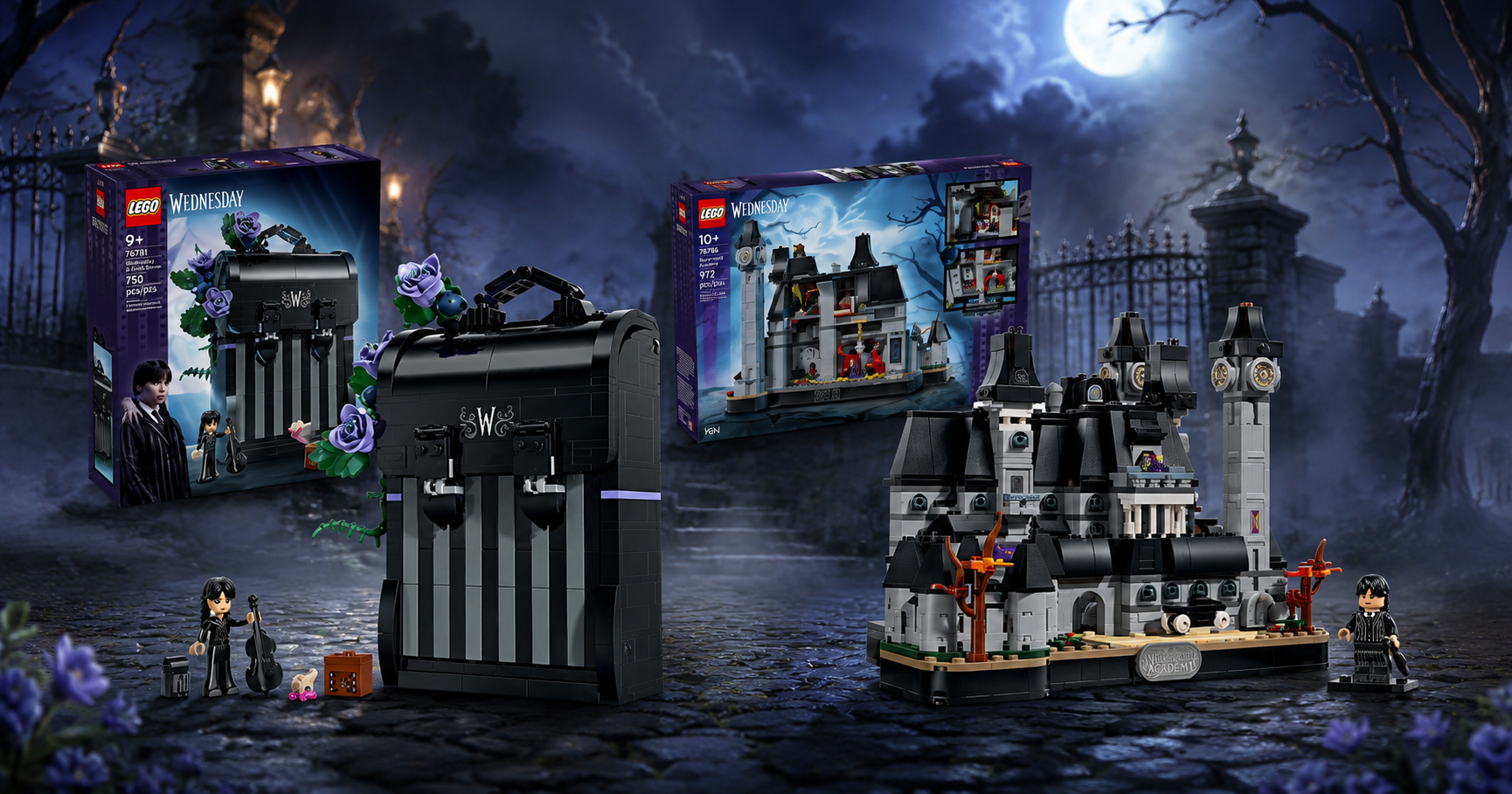 LEGO анансувала два нові набори за мотивами серіалу «Венздей» з першою мініфігуркою
