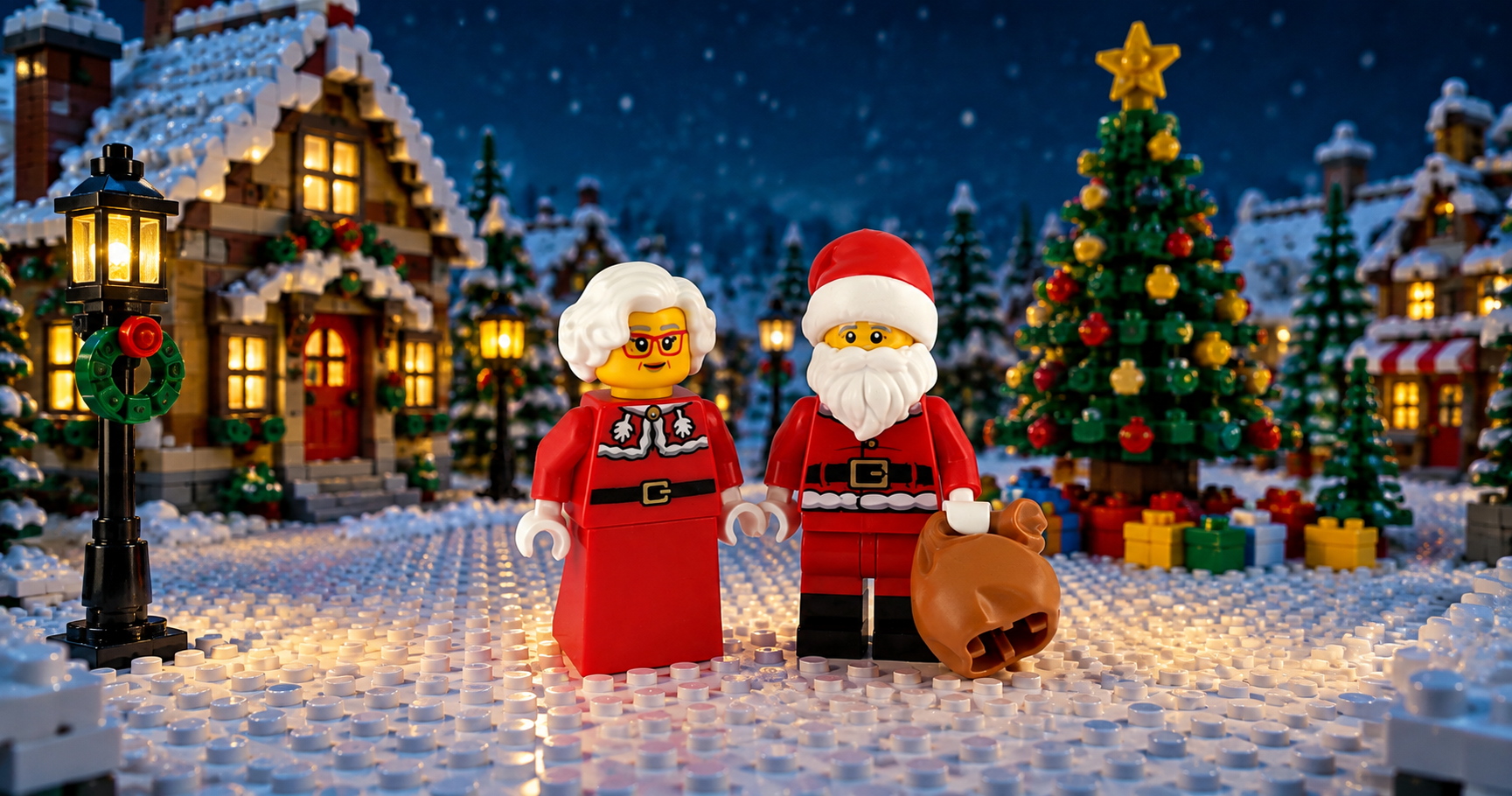 Слух про різдвяні набори LEGO 2026 року включають збільшену мініфігурку місіс Клаус