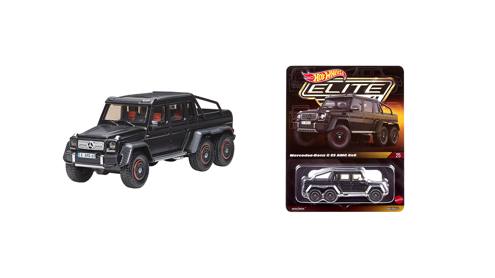 Hot Wheels Elite 64 випустить Mercedes-Benz G 63 AMG 6×6 — легендарний шестиколісний позашляховик-гігант тепер у масштабі 1:64