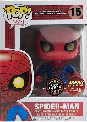 Funko Pop Spider-Man Glow Chase, Japan Premiere #15