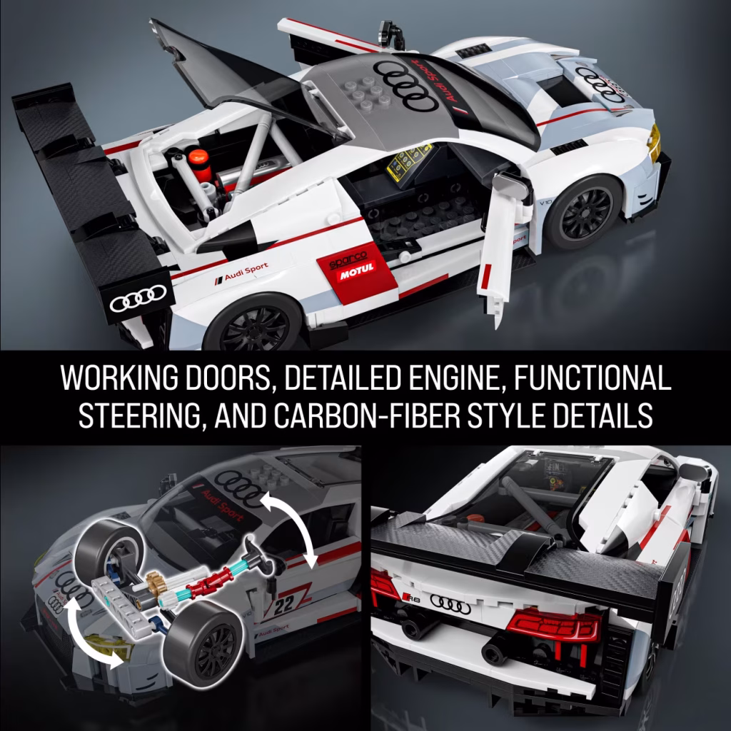 Mattel Brick Shop Hot Wheels ’15 Audi R8 Lms Deluxe Version