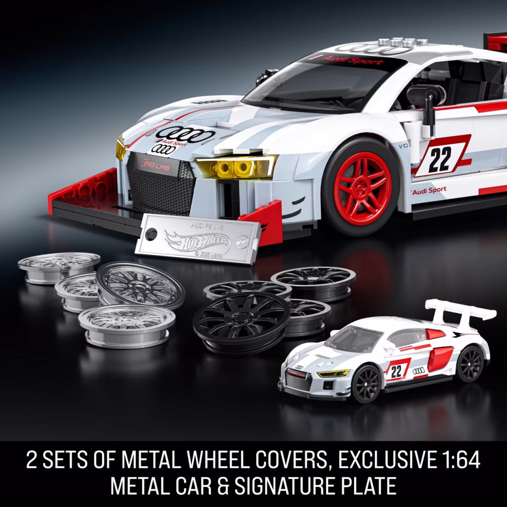 Mattel Brick Shop Hot Wheels ’15 Audi R8 Lms Deluxe Version