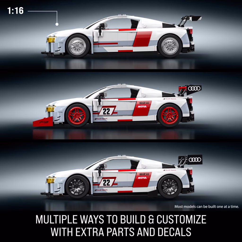 Mattel Brick Shop Hot Wheels ’15 Audi R8 Lms Deluxe Version