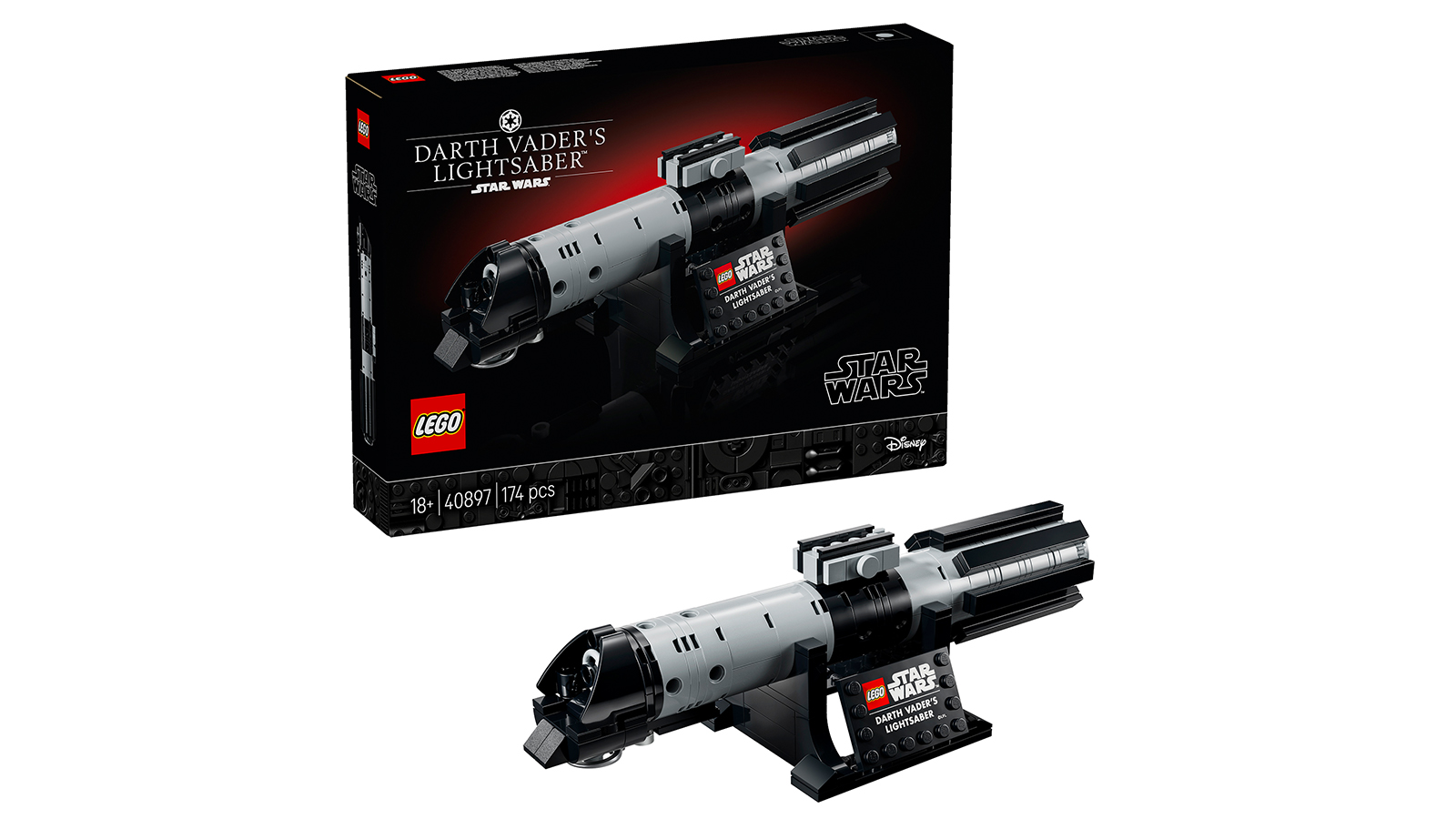 LEGO 40897 Darth Vader’s Lightsaber: ексклюзивний GWP зі збірним руків’ям для наступного набору LEGO Star Wars UCS у жовтні офіційно розкрито