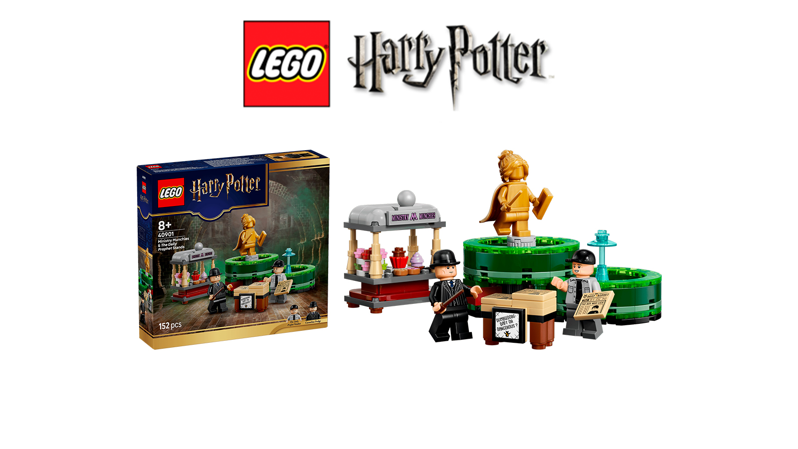 Три подарунки одразу: LEGO готує GWP-програму до релізу набору з Міністерством магії та до 25-ї річниці теми з Гаррі Поттером