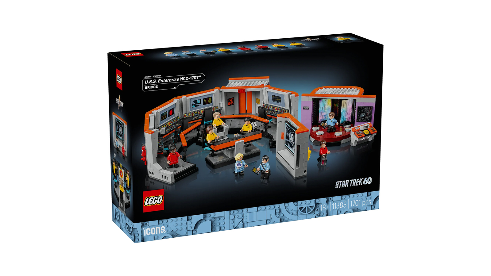 Огляд набору LEGO Icons 11385 Star Trek: U.S.S. Enterprise NCC-1701 Bridge