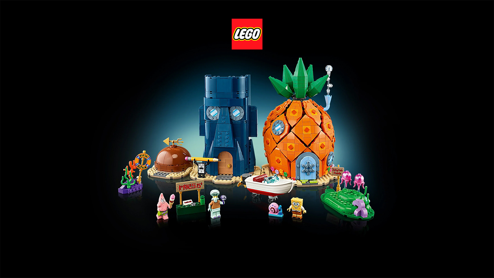 Детальний огляд нового набору LEGO Icons 11386 SpongeBob SquarePants: Bikini Bottom