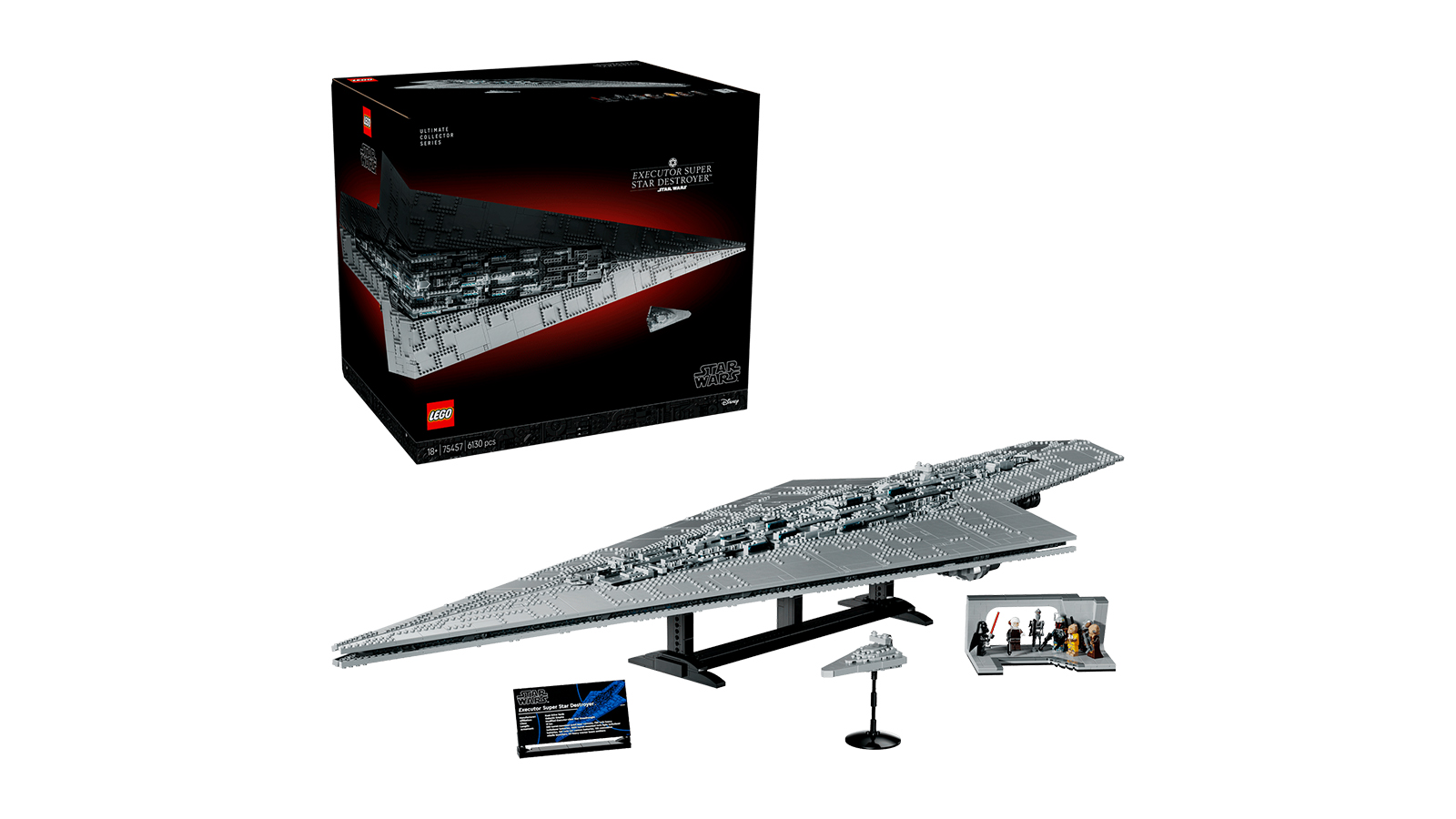 LEGO представила гігантський набір 75457 Executor Super Star Destroyer на 6 130 деталей