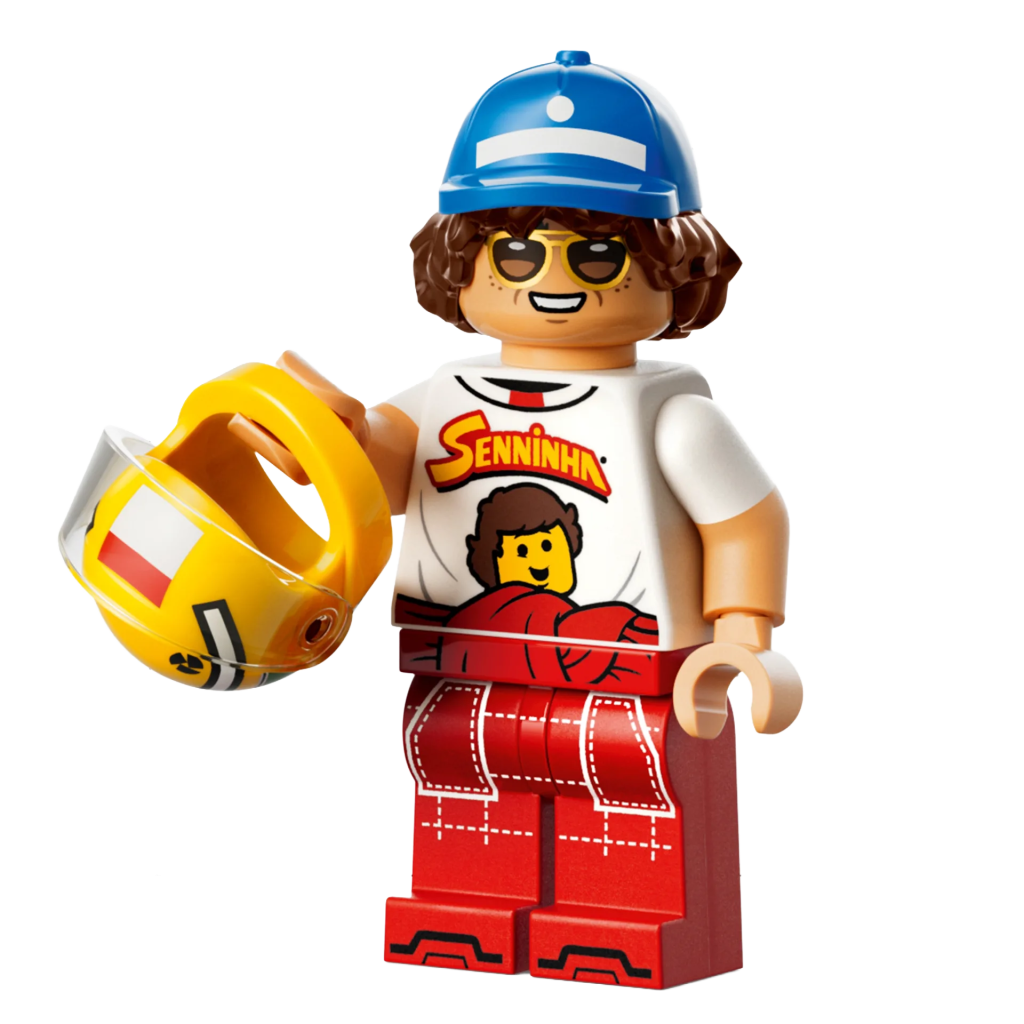 Мініфігурка LEGO Айртона Сенни з набору LEGO Editions 43024 Ayrton Senna Helmet