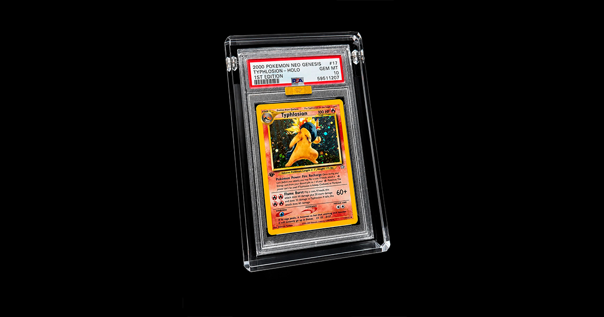 Картка Pokémon Typhlosion з набору Neo Genesis продалась за $750 000 — новий рекорд для покемонів другого покоління