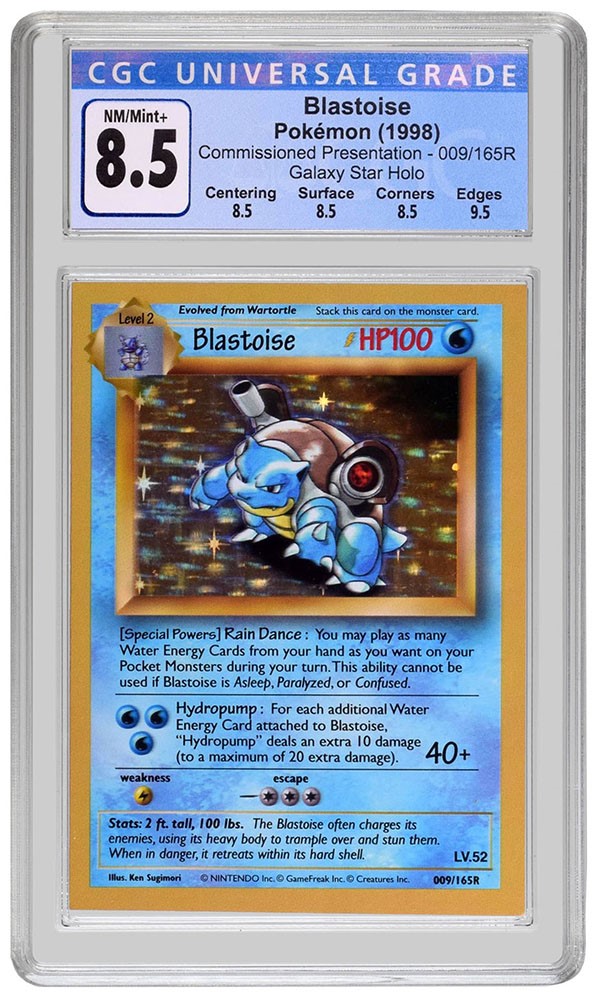 Pokémon TCG Blastoise Galaxy Star Holo