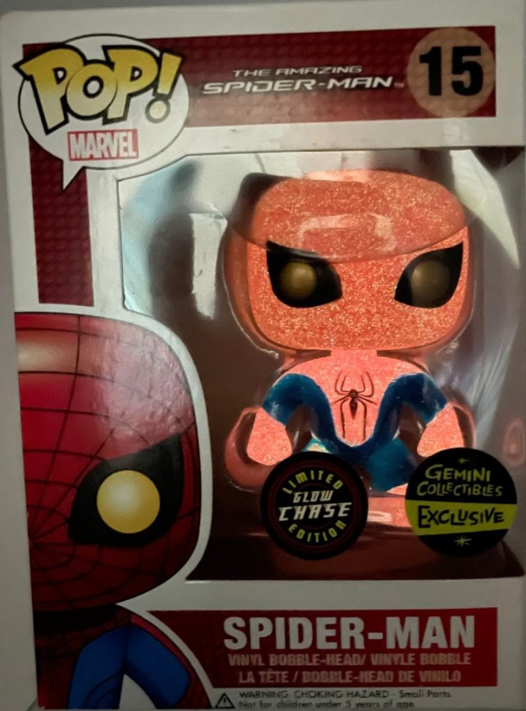 Funko Pop Spider-Man Glow Chase, Gemini Collectibles #15