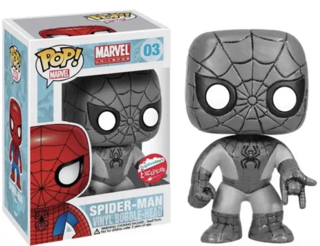 Funko Pop Spider-Man Black & White #03, Fugitive Toys Exclusive