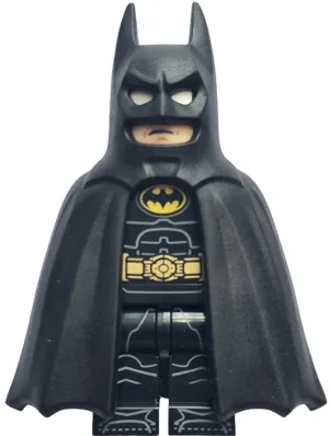 Мініфігурка LEGO Бетмен sh1153 з фільму «Бетмен повертається» у чорному костюмі з драпірованим плащем, набір 76355, 2026 рік