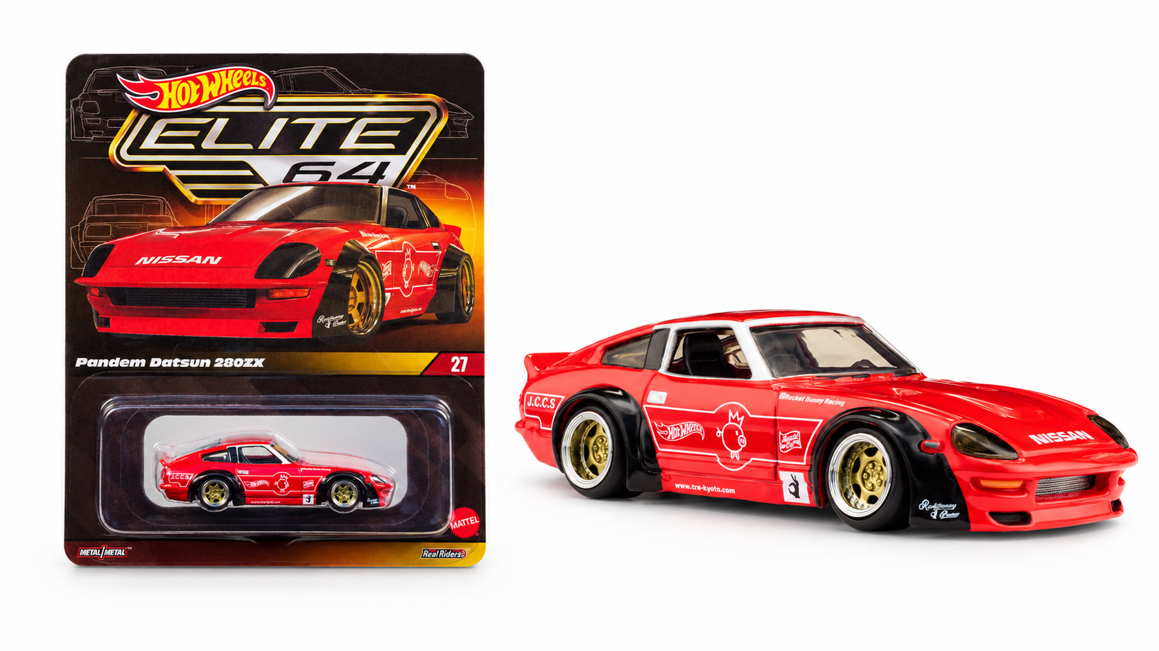 Hot Wheels Elite 64 випустив Pandem Datsun 280ZX — елегантна японська класика з характером справжнього гонщика