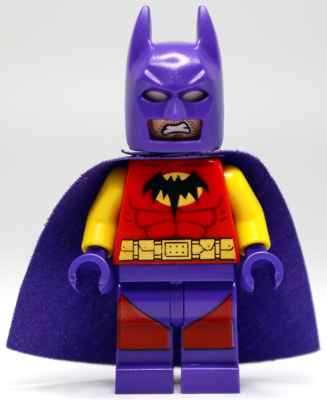 Мініфігурка LEGO Бетмен із Зур-Ен-Арра sh0129 у фіолетово-червоно-жовтому костюмі, ексклюзив San Diego Comic-Con 2014