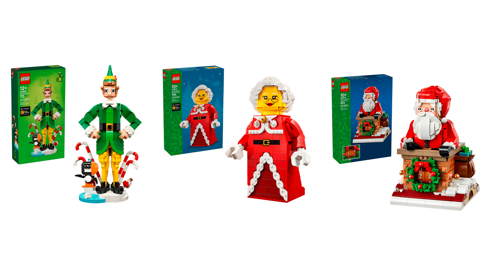 LEGO представила три нові різдвяні набори конструкторів