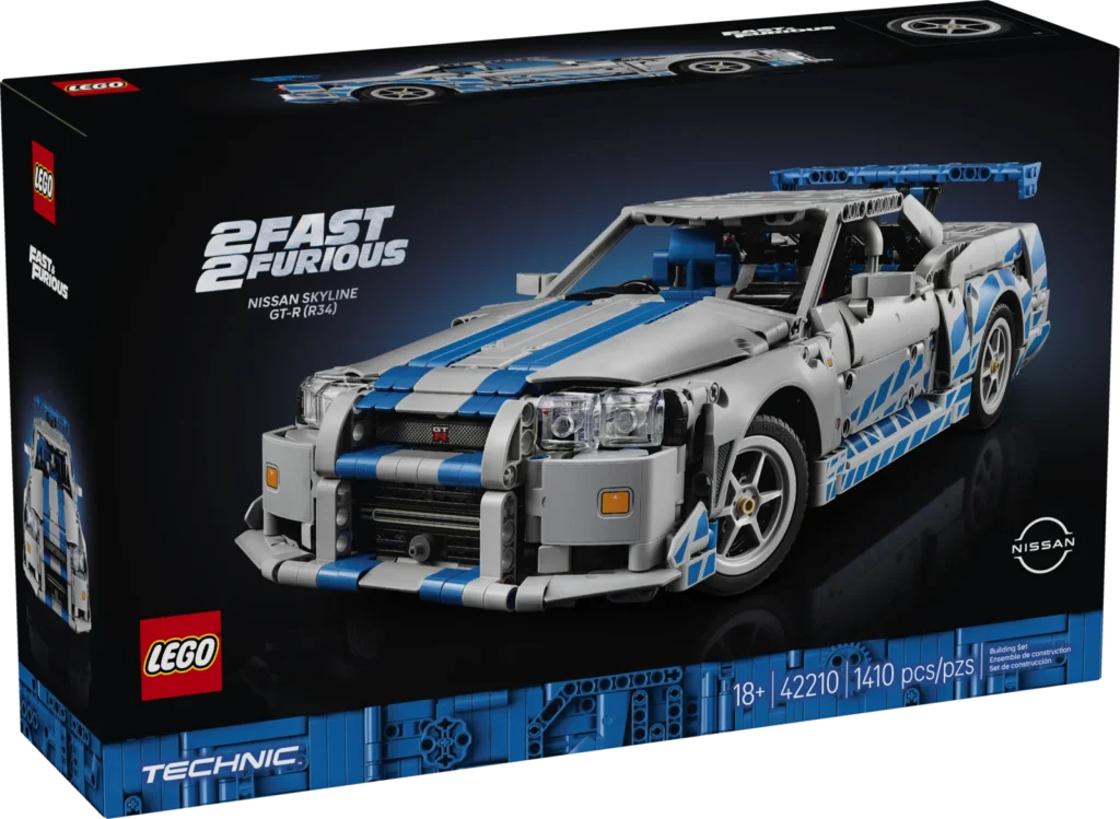 LEGO Technic 42210 Nissan Skyline GT-R (R34) з «Подвійного форсажу» (2 Fast 2 Furious)