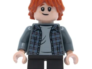 Рон Візлі / Ron Weasley, Dark Bluish Gray Shirt, Short Legs — LEGO Harry Potter 76454 Замок Гоґвортс: Головна вежа (Hogwarts Castle: The Main Tower)