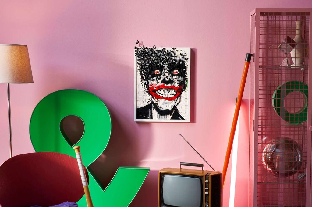 LEGO Art 67012 The Joker Wall Art Comic Cover
