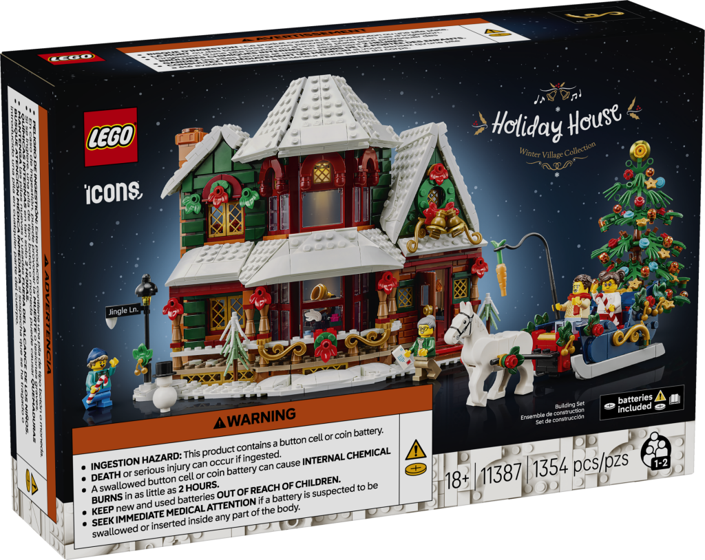 LEGO Icons 11387 Святковий будинок (Holiday House) — Winter Village 2026